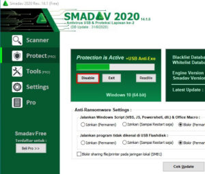 Cara Menonaktifkan Smadav Antivirus di Laptop dan Komputer Cara Menonaktifkan Smadav Antivirus di Laptop dan Komputer