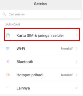 setting apn xiaomi