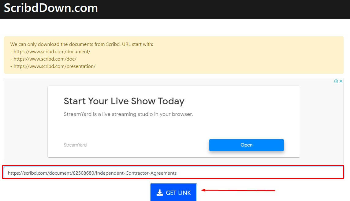 download file scribd
