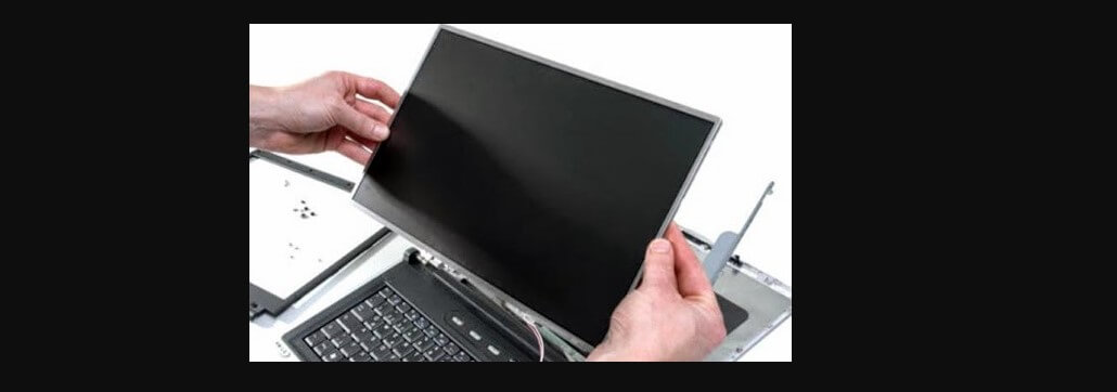layar laptop blank putih